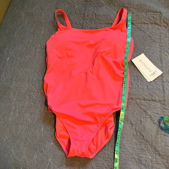 Athleta pink hermosa one piece swimsuit large nwt - Picture 12 of 13